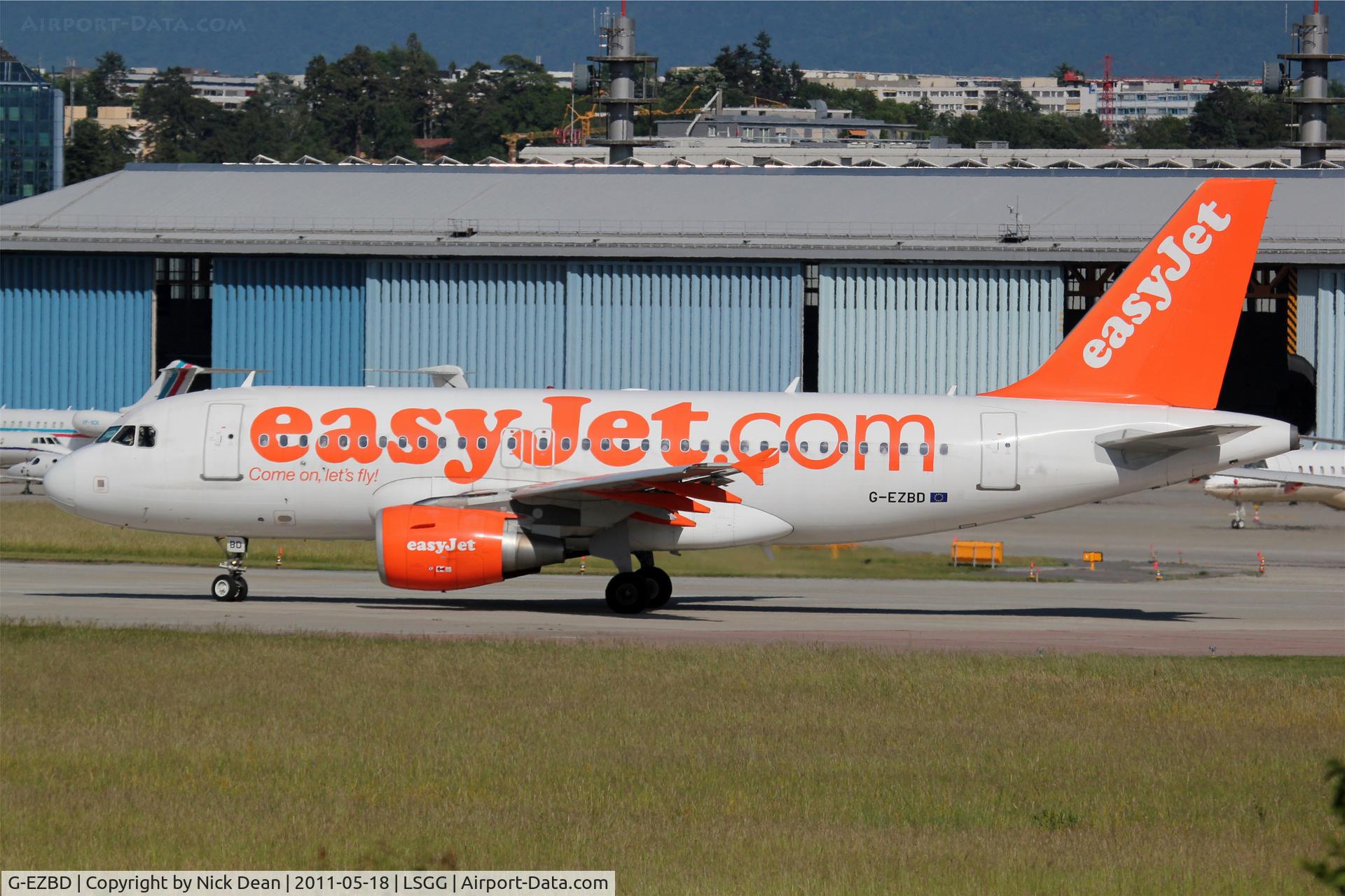 G-EZBD, 2006 Airbus A319-111 C/N 2873, LSGG/GVA