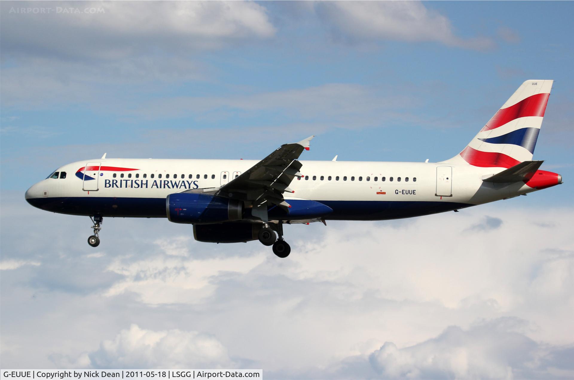G-EUUE, 2002 Airbus A320-232 C/N 1782, LSGG/GVA
