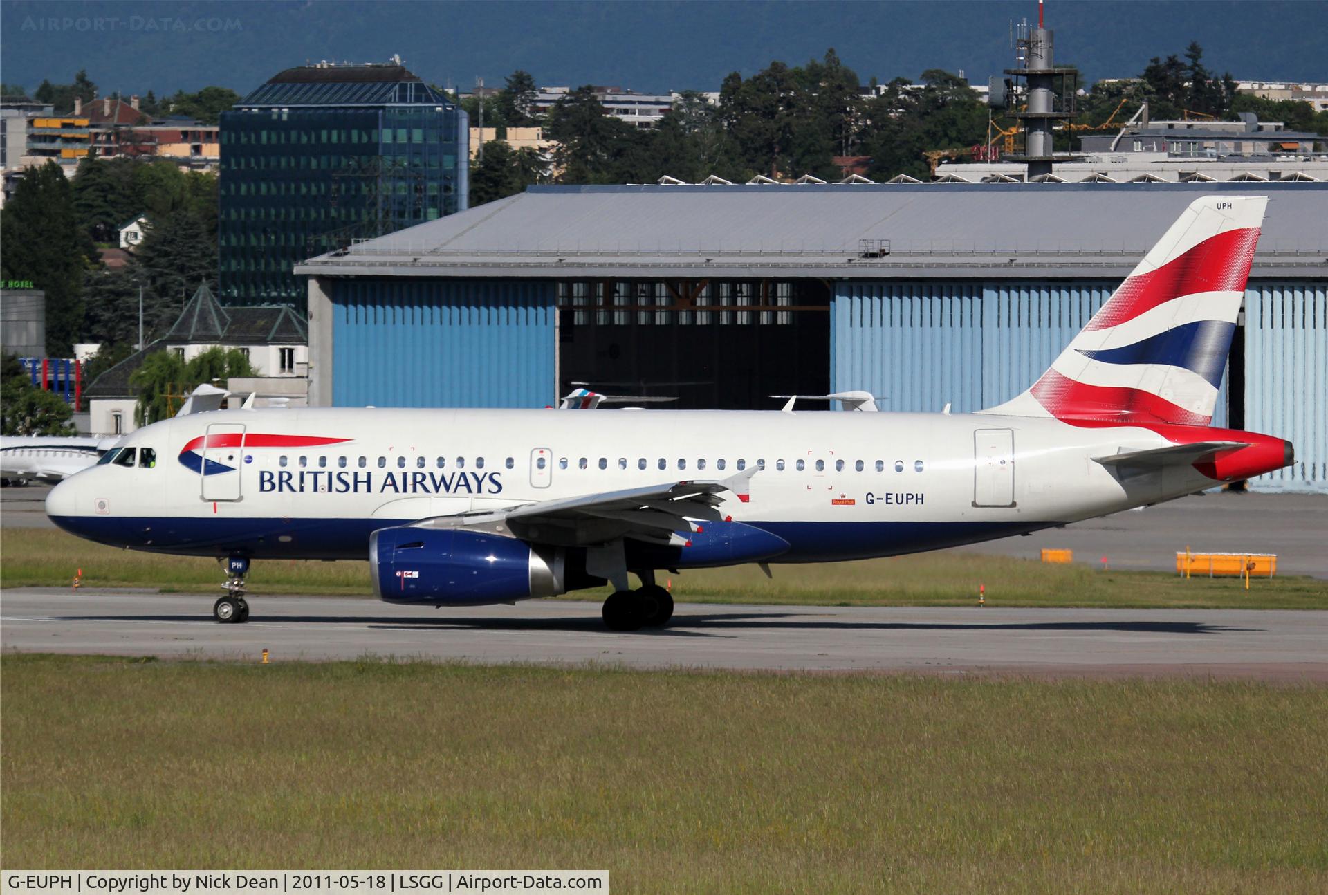 G-EUPH, 2000 Airbus A319-131 C/N 1225, LSGG/GVA