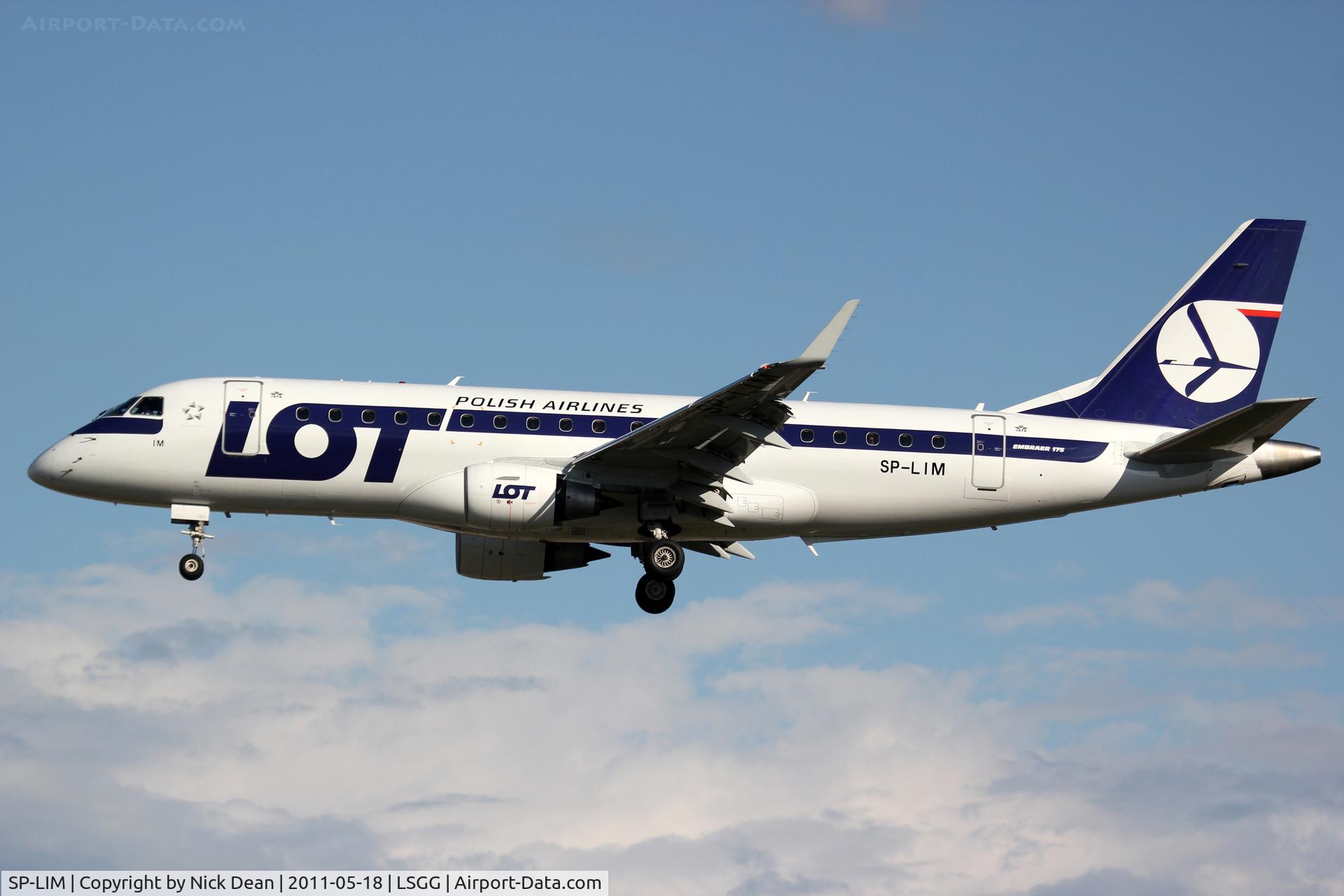 SP-LIM, 2010 Embraer 175LR (ERJ-170-200LR) C/N 17000311, LSGG/GVA