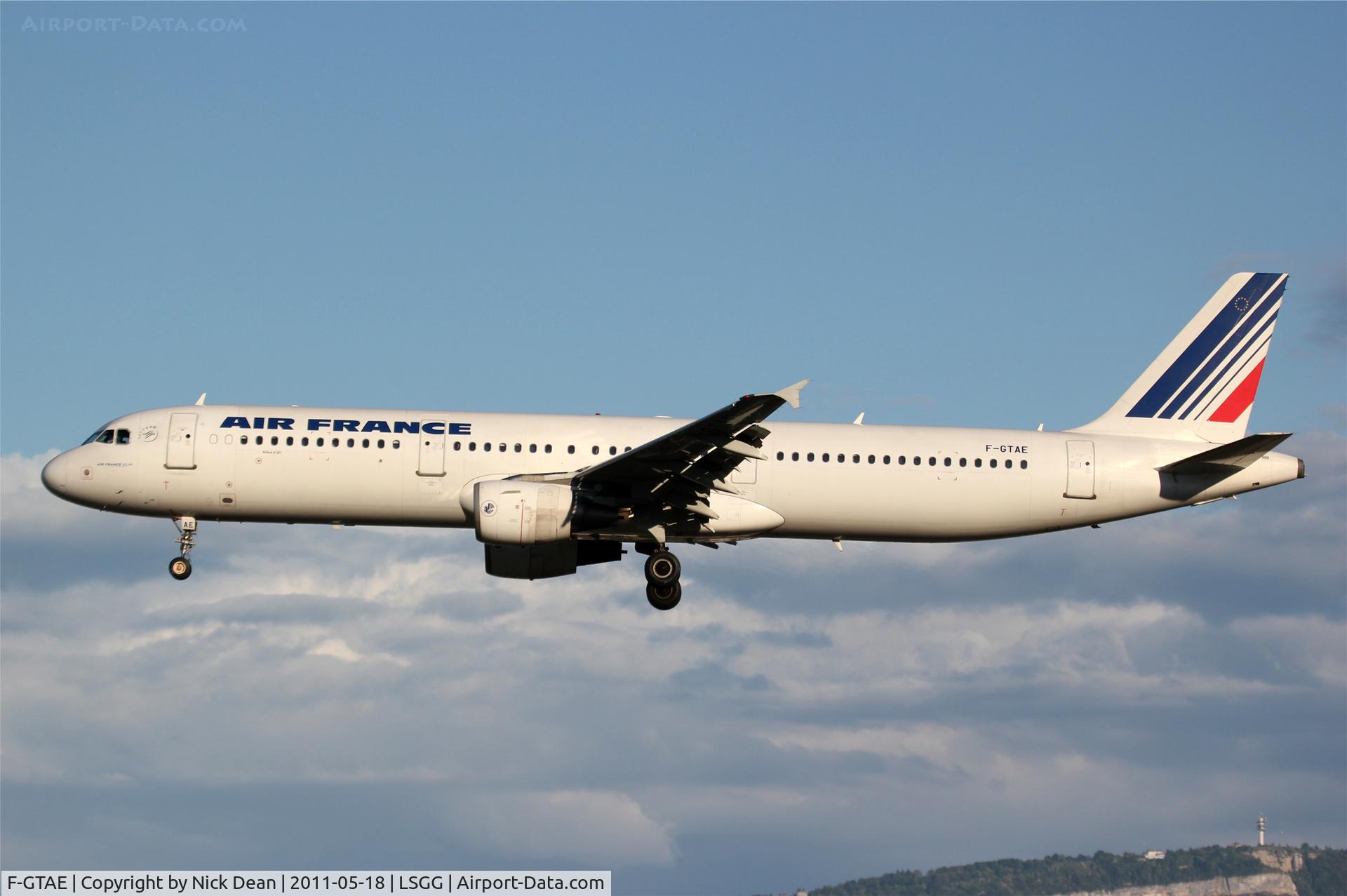 F-GTAE, 1998 Airbus A321-211 C/N 0796, LSGG/GVA