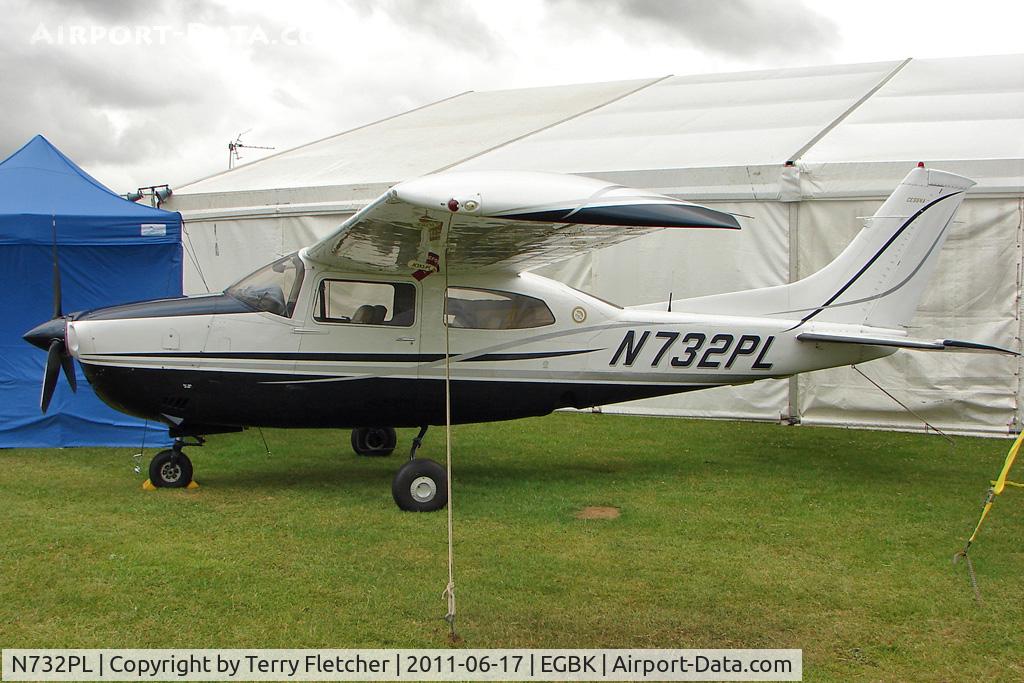 N732PL, 1976 Cessna T210M Turbo Centurion C/N 21061665, 1976 Cessna T210M, c/n: 21061665 exhibited at AeroExpo 2011 at Sywell