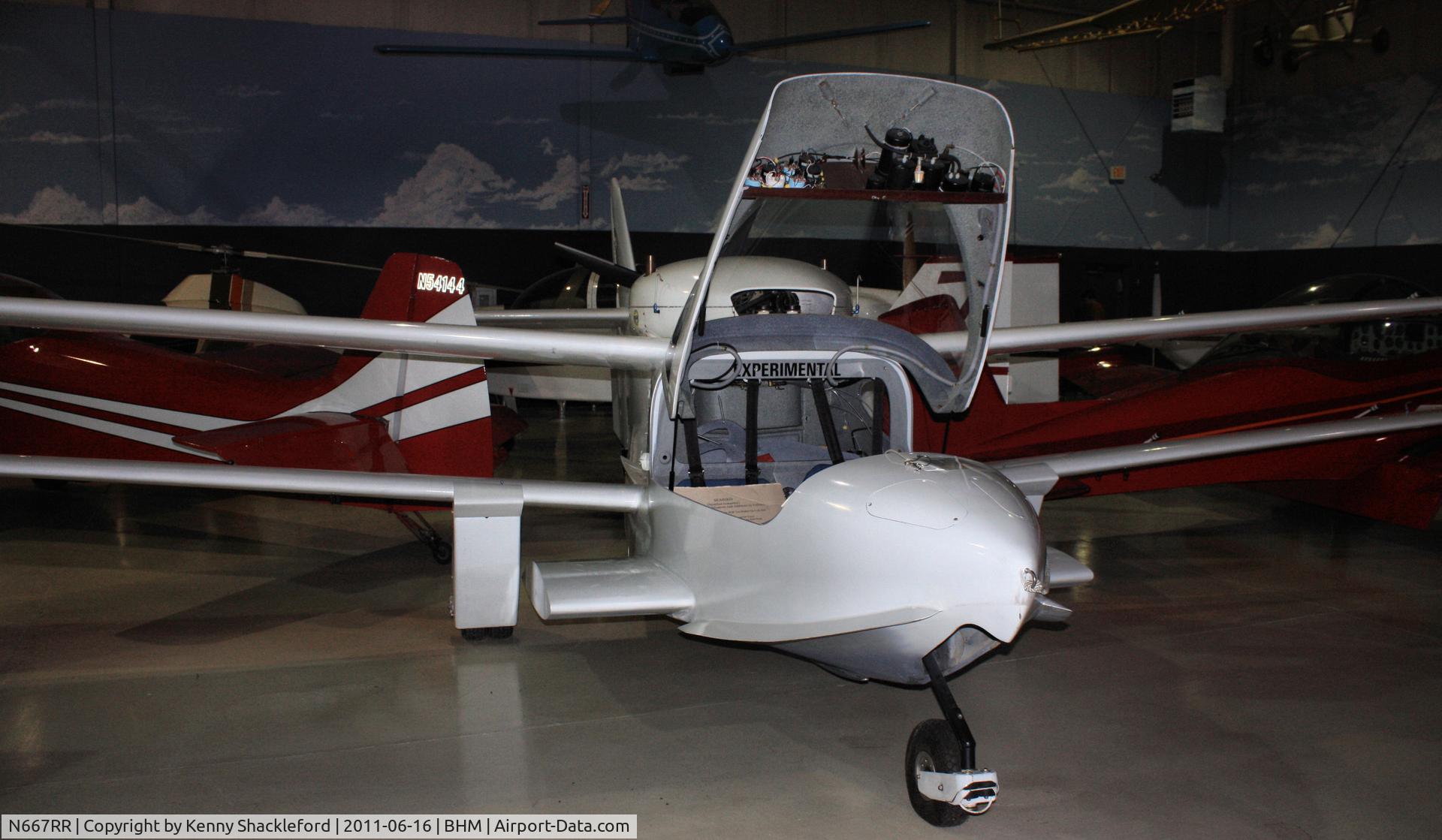 N667RR, 1999 Ross Raymon C Jr SEA BIRD 1 C/N 001, Ross Seabird
Birmingham, AL Southern Museum of Flight