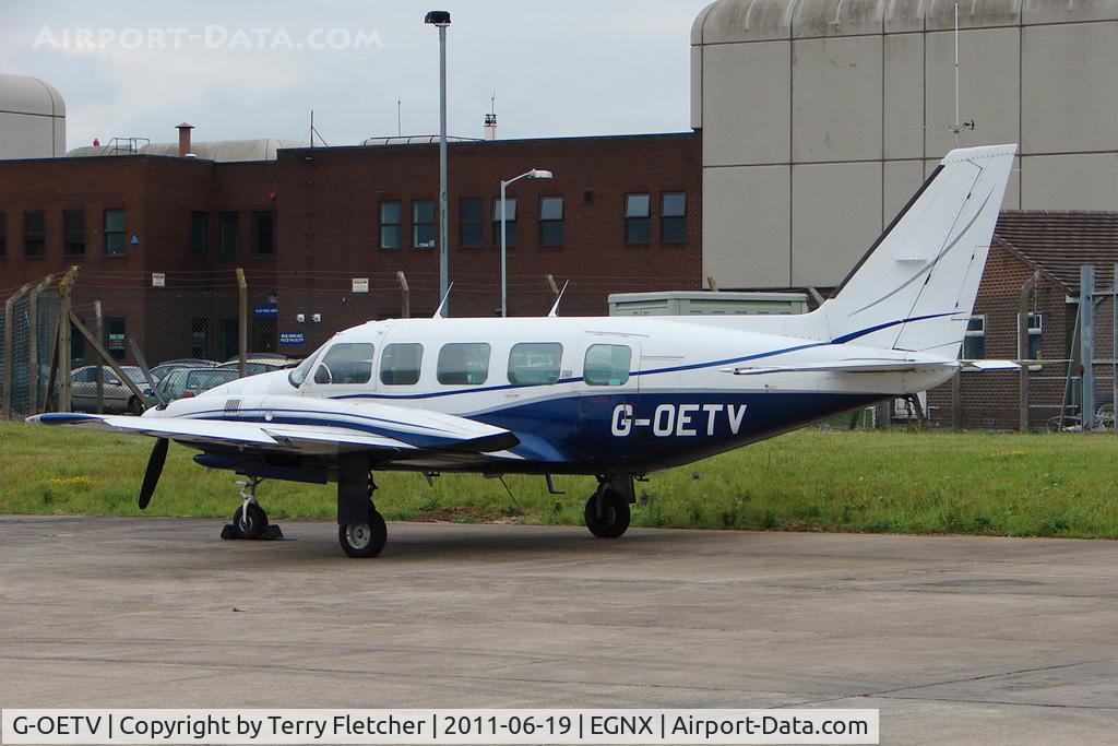 G-OETV, 1978 Piper PA-31-350 Chieftain C/N 31-7852073, 1978 Piper PIPER PA-31-350, c/n: 31-7852073 parked at East Midlands