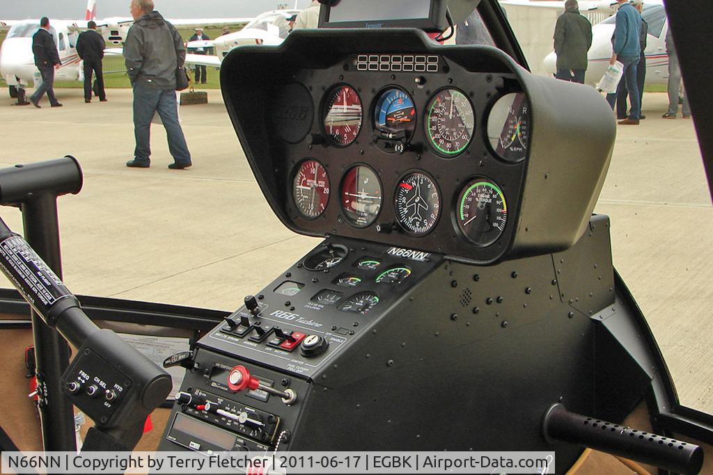 N66NN, 2011 Robinson R66 Turbine C/N 0016, Instrument panel inside the new Robinson R66 Helicopter