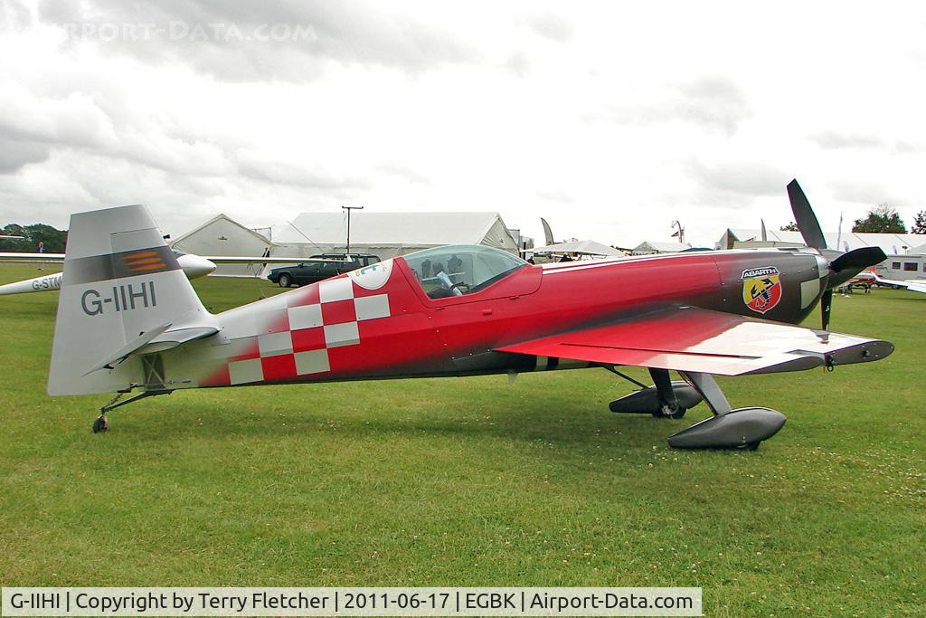 G-IIHI, 2008 Extra EA-300SC C/N SC008, 2008 Extra 300SC, c/n: SC008 exhibited at AeroExpo 2011 at Sywell