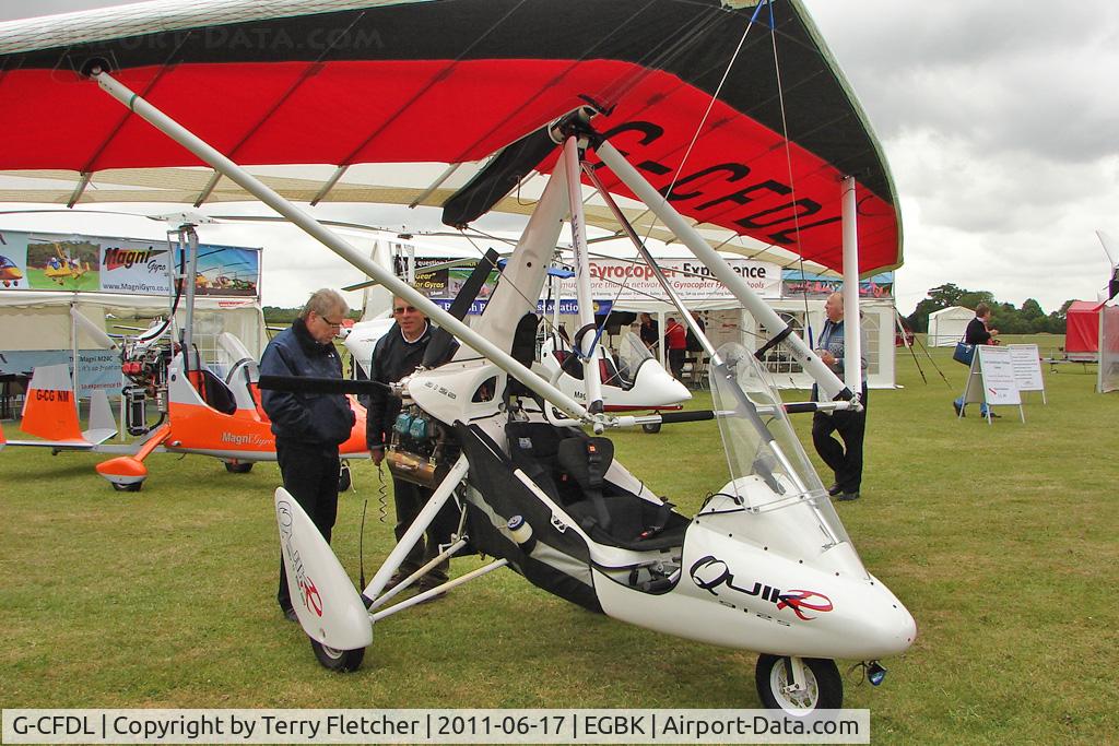 G-CFDL, 2008 Mainair Quikr C/N 8370, 2008 P AND M AVIATION LTD QUIKR exhibited at 2011 AeroExpo at Sywell