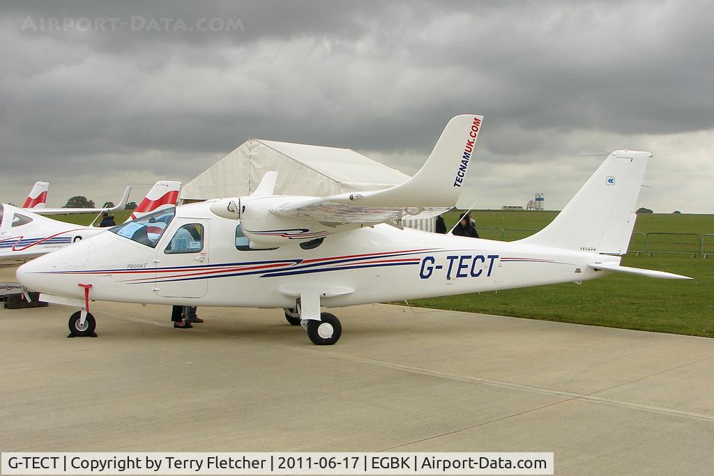 G-TECT, 2011 Tecnam P-2006T C/N 077, 2011 Tecnam P2006T exhibited at 2011 AeroExpo at Sywell