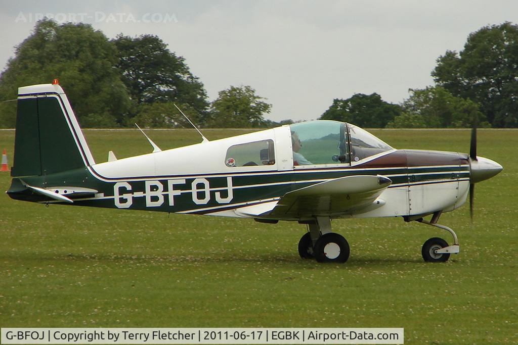 G-BFOJ, 1970 American AA-1 Yankee C/N AA1-0395, 1970 American Aviation American AA-1, c/n: AA1-0395 -  Visitor on Day 1 of 2011 AeroExpo at Sywell