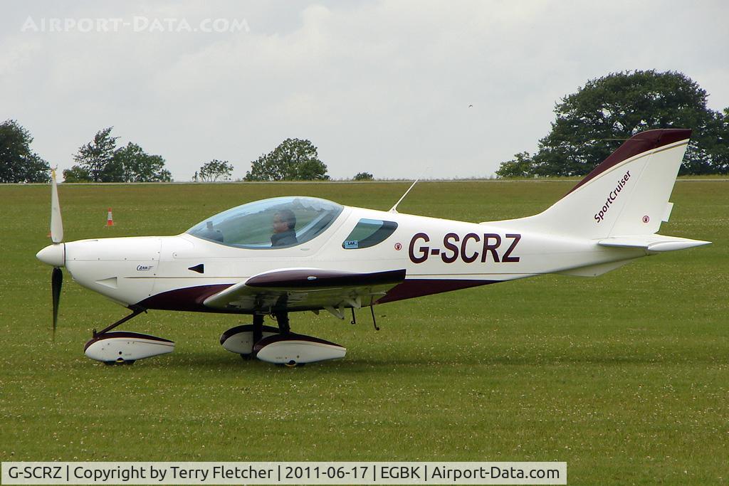 G-SCRZ, 2008 CZAW SportCruiser C/N PFA 338-14684, Visitor on Day 1 of 2011 AeroExpo at Sywell