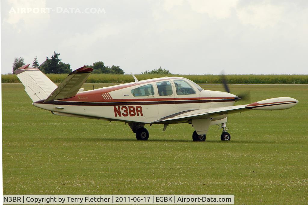 N3BR, 1973 Beech V35B Bonanza C/N D-9447, Visitor on Day 1 of 2011 AeroExpo at Sywell