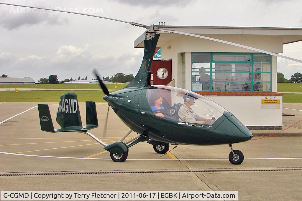 G-CGMD, 2010 Rotorsport UK Calidus C/N RSUK/CALS/015, Visitor on Day1 of AeroExpo 2011 at Sywell