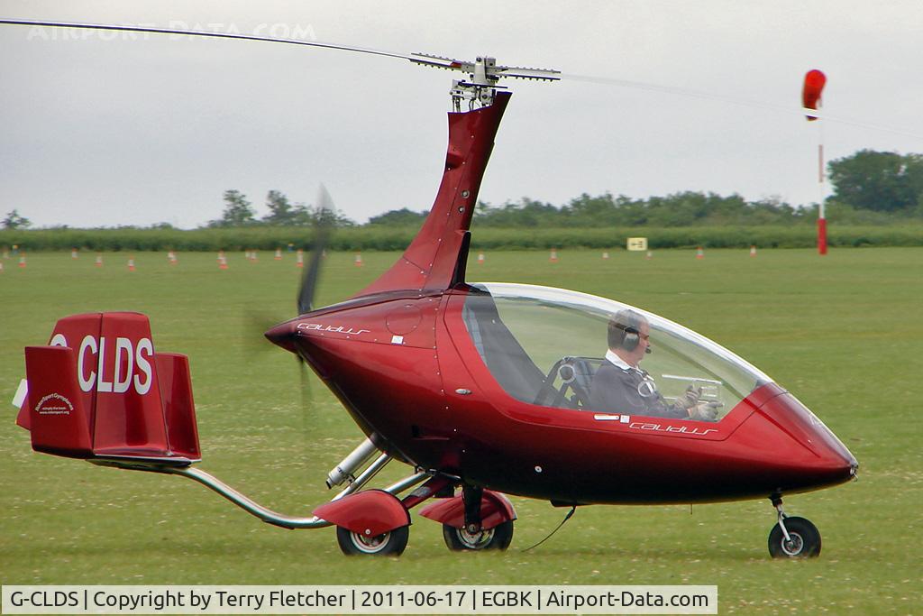 G-CLDS, 2008 Rotorsport UK Calidus C/N RSUK/CALS/001, A visitor on Day 1 of 2011 AeroExpo at Sywell