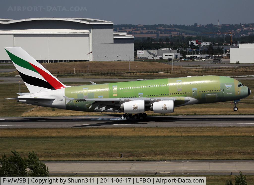 F-WWSB, 2011 Airbus A380-861 C/N 086, C/n 0086 - For Emirates as A6-EDS