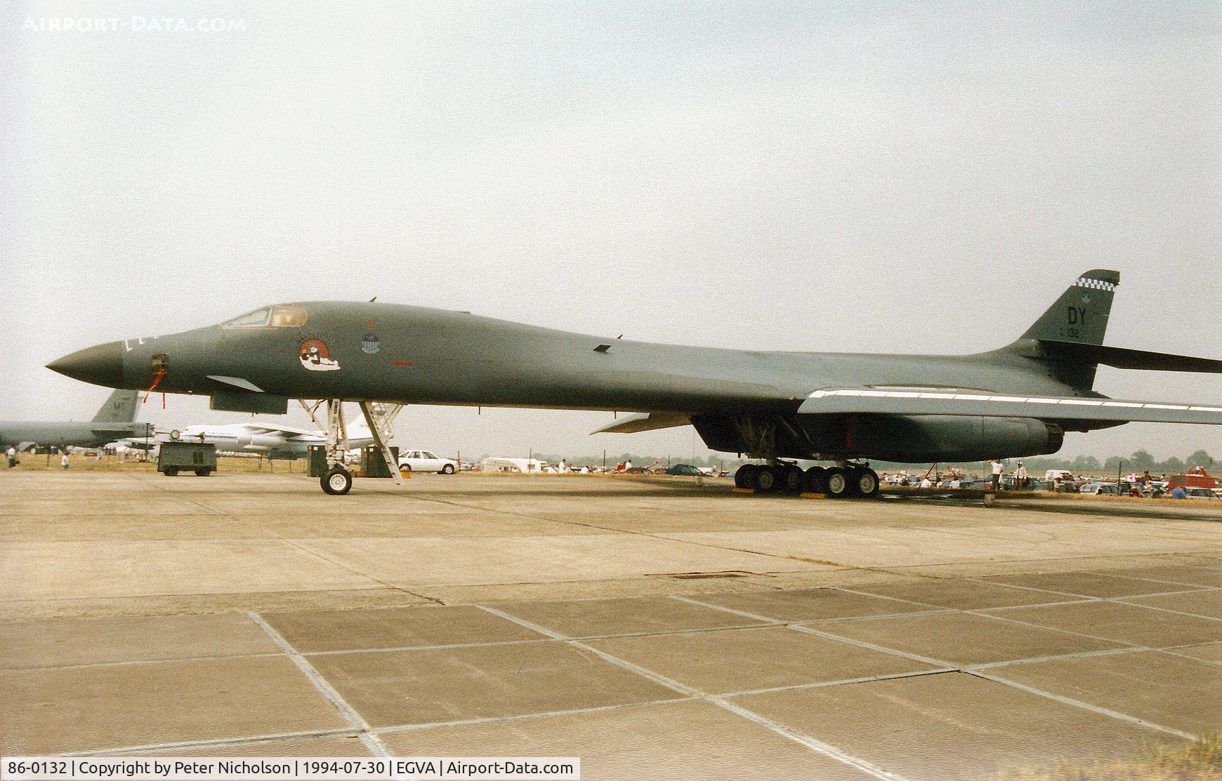 86-0132, 1986 Rockwell B-1B Lancer C/N 92, B-1B Lancer named 