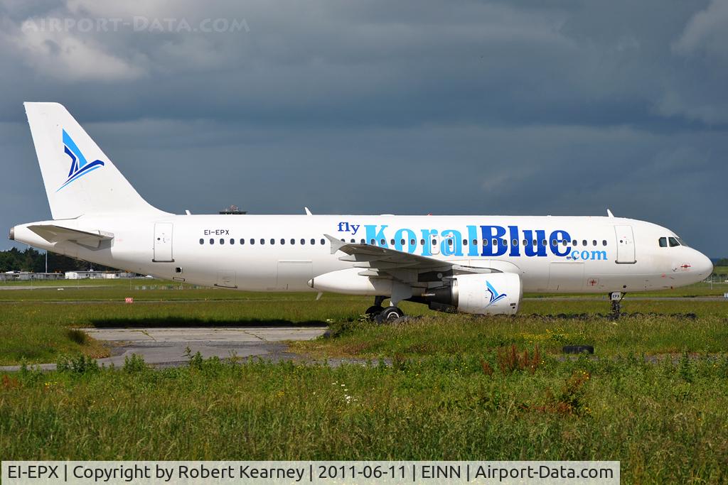EI-EPX, 2001 Airbus A320-214 C/N 1454, Being stored at EINN
