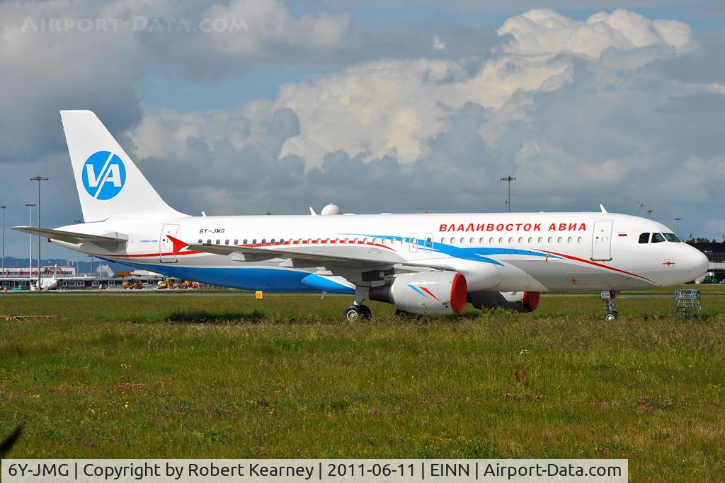 6Y-JMG, 2001 Airbus A320-214 C/N 1390, Being stored at EINN