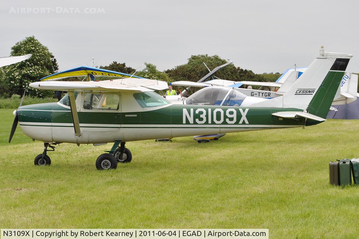 N3109X, 1966 Cessna 150F C/N 15064509, Parked for the fly-in