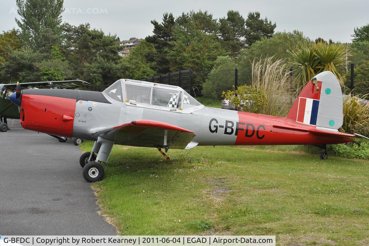 G-BFDC, 1959 De Havilland DHC-1 Chipmunk 22 C/N C1/0525, Parked for the fly-in