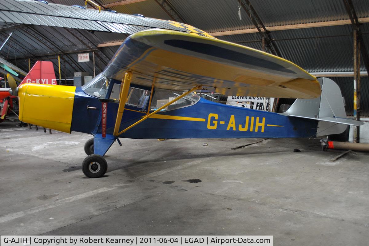 G-AJIH, 1946 Auster J-1 Autocrat C/N 2318, Parked in the hangar