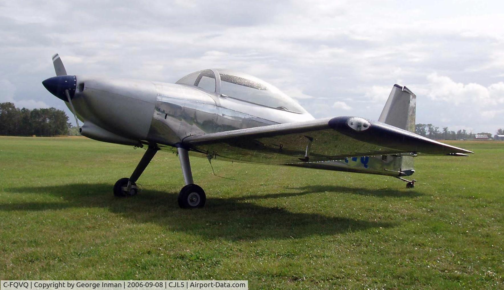 C-FQVQ, 2008 Vans RV-8 C/N 81731, Taken after first taxi test