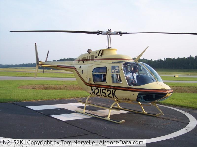 N2152K, 1981 Bell 206B JetRanger III C/N 3457, The ugliest helicopter I have ever seen.