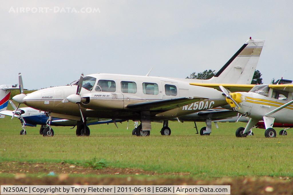 N250AC, Piper PA-31T Cheyenne C/N 31T-7612040, Piper PA-31, c/n: 31-7612040 at Sywell