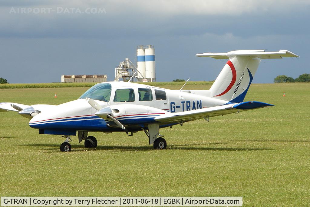 G-TRAN, 1981 Beech 76 Duchess C/N ME-408, 1981 Beech BEECH 76, c/n: ME-408 at Sywell
