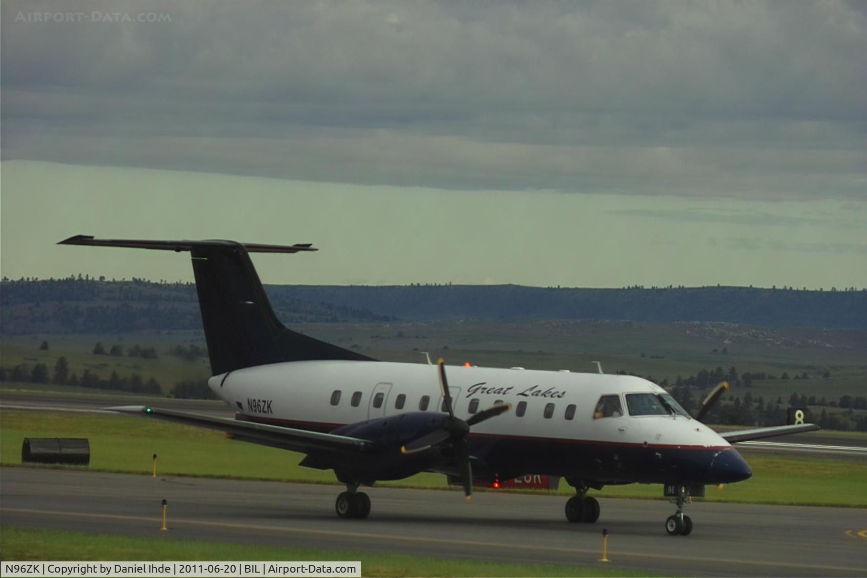 N96ZK, 1988 Embraer EMB-120ER Brasilia C/N 120.096, Great Lakes Air Embraer EMB-120 @ BIL