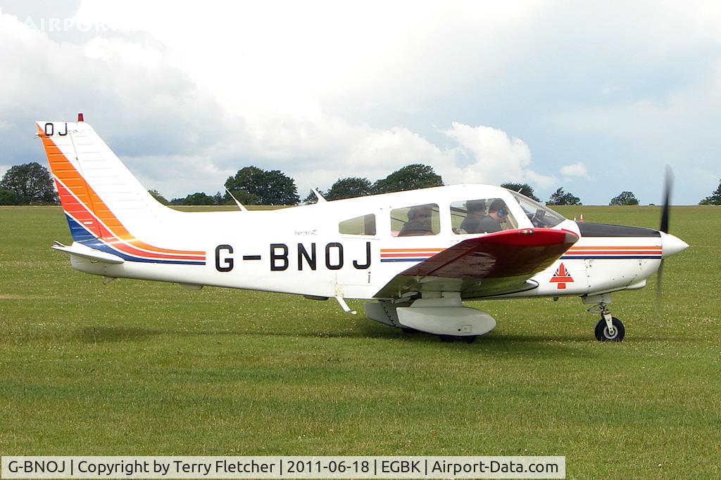G-BNOJ, 1987 Piper PA-28-161 Cherokee Warrior II C/N 2816018, 1987 Piper PA-28-161, c/n: 2816018 at Sywell