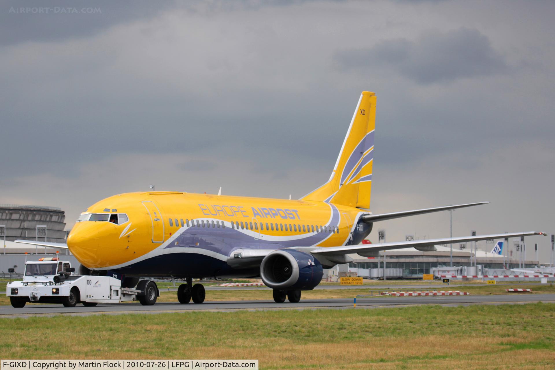 F-GIXD, 1992 Boeing 737-33A(QC) C/N 25744, .....