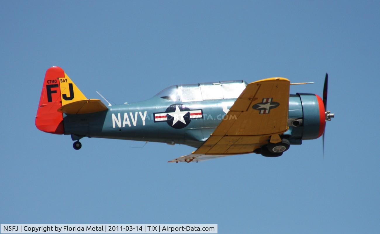 N5FJ, North American AT-6 C/N 88-14705, AT-6 Texan