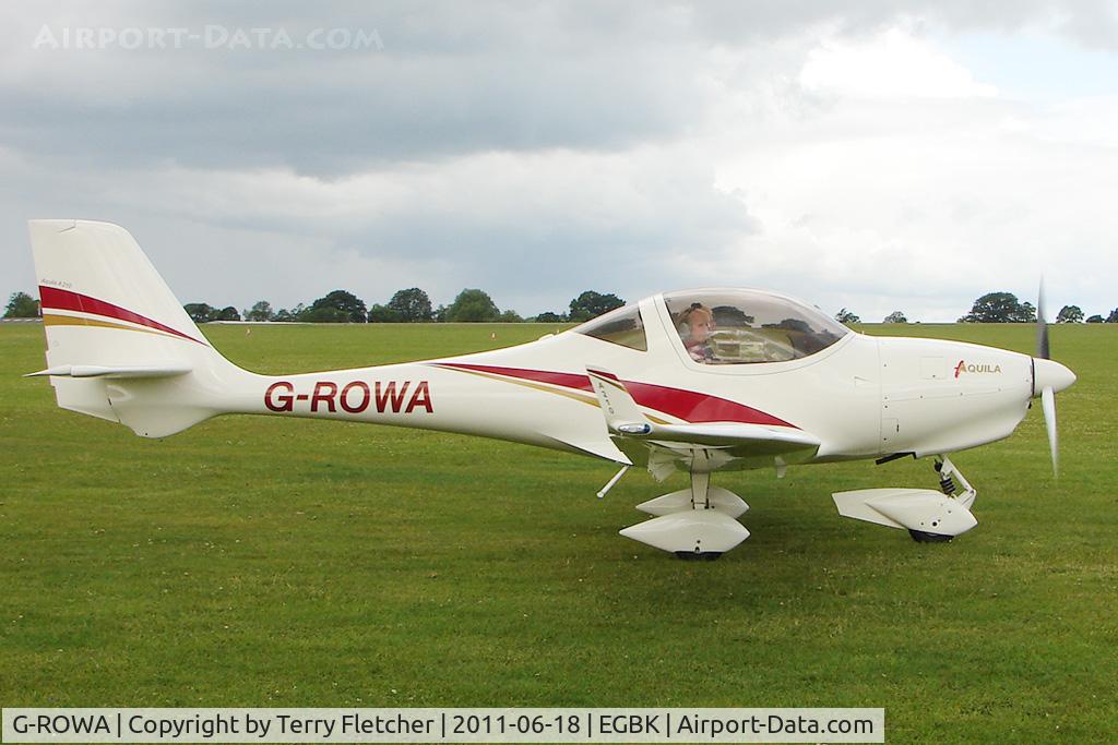 G-ROWA, 2007 Aquila A210 (AT01) C/N AT01-174, 2007 AQUILA TECHNISCHE ENTWICKLUNGEN GMBH AT01 at Sywell