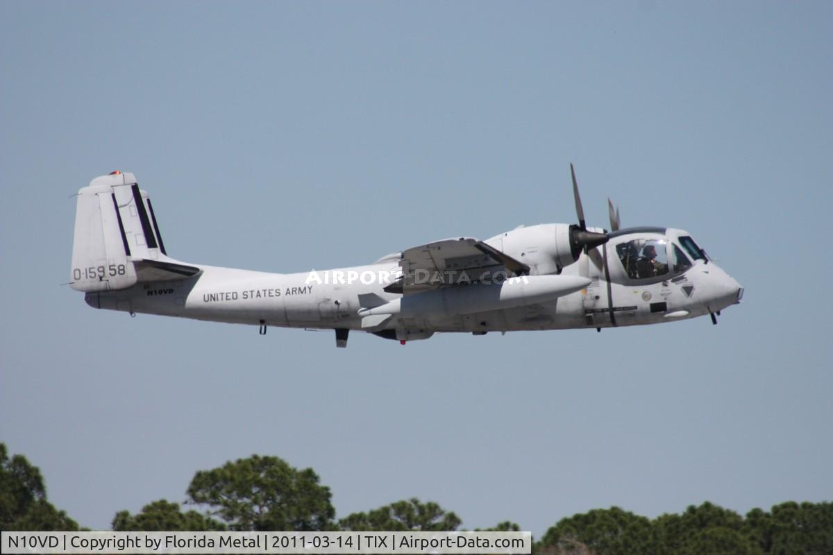 N10VD, 1968 Grumman OV-1D Mohawk C/N 162C, Grumman OV-1