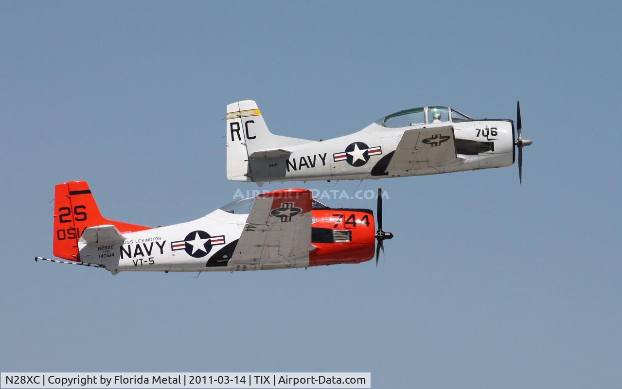 N28XC, 1954 North American T-28C Trojan C/N 226-91 (140514), T-28C