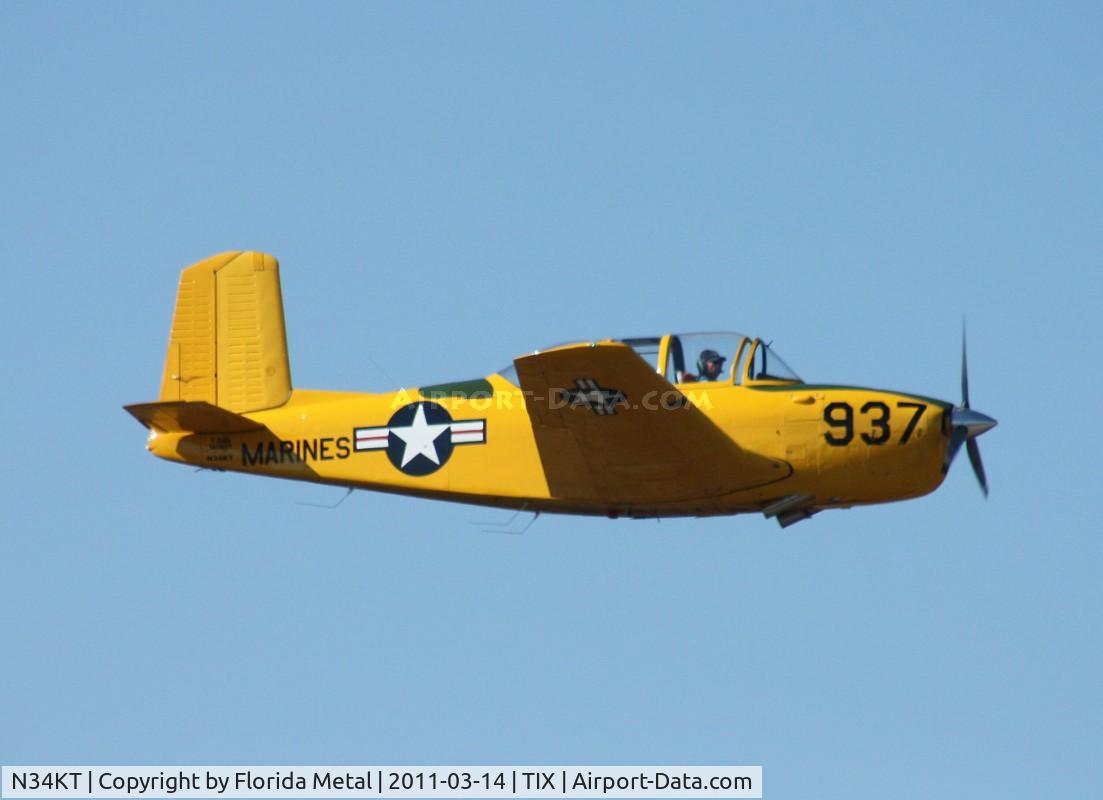 N34KT, 1956 Beech D-45 Mentor C/N BG-271, Beech T-34