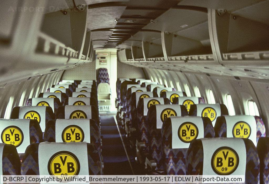 D-BCRP, 1989 ATR 42-300QC C/N 158, Eurowings / ATR42-300QC / MSN 158 / Waiting for the Soccerteam of Borussia Dortmund on the way to Turin(Italy) for the UEFA Cup championship game. Sadly the game was losted.