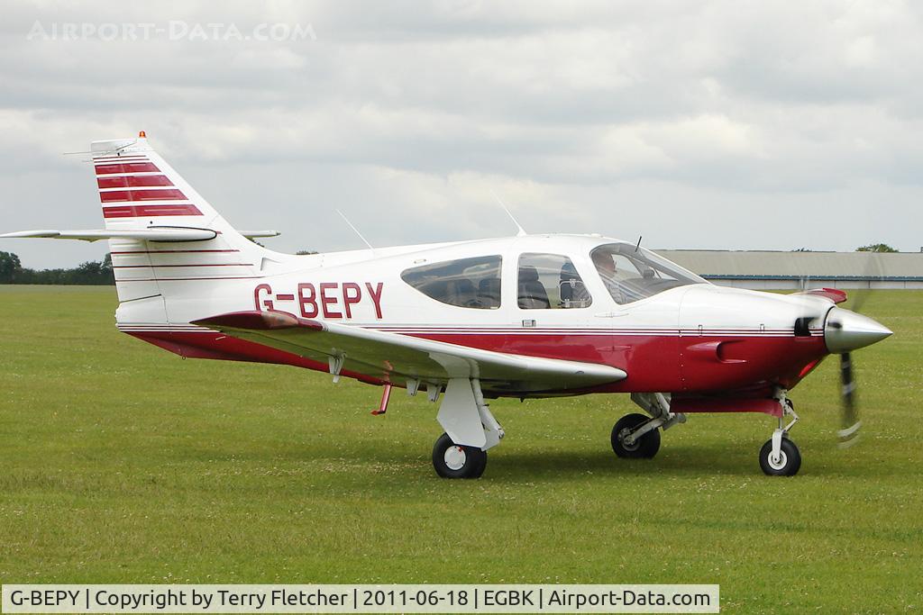 G-BEPY, 1977 Rockwell Commander 112B C/N 524, 1977 Rockwell International Corporation ROCKWELL COMMANDER 112B, c/n: 524 at Sywell