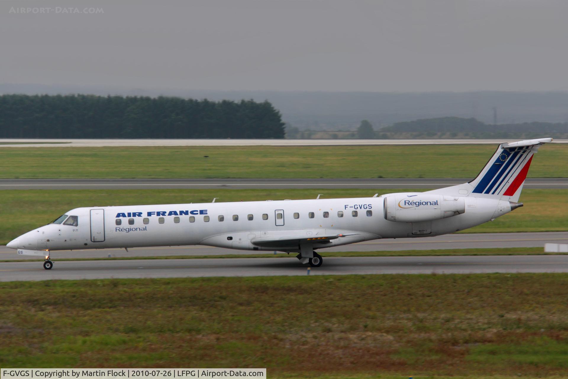 F-GVGS, 2001 Embraer ERJ-145LR (EMB-145LR) C/N 145385, .....