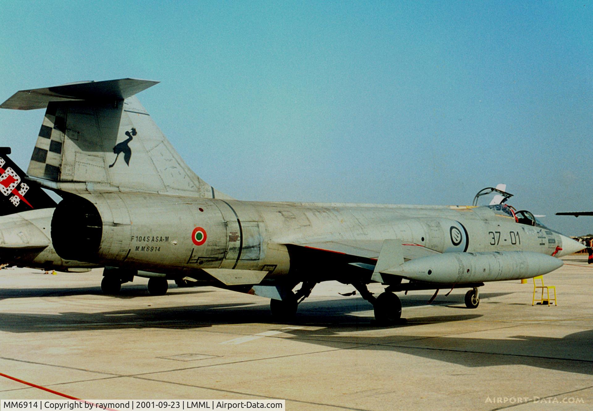 MM6914, Aeritalia F-104S-ASA-M Starfighter C/N 1214, F104 Starfighter MM6914/37-01 Italian Air Force