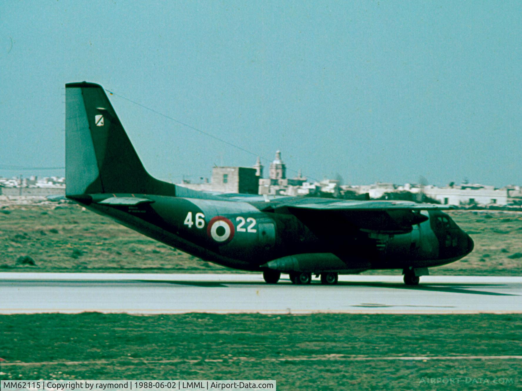 MM62115, Aeritalia G-222TCM C/N 4020, G222 MM62115/46-22 Italian Air Force