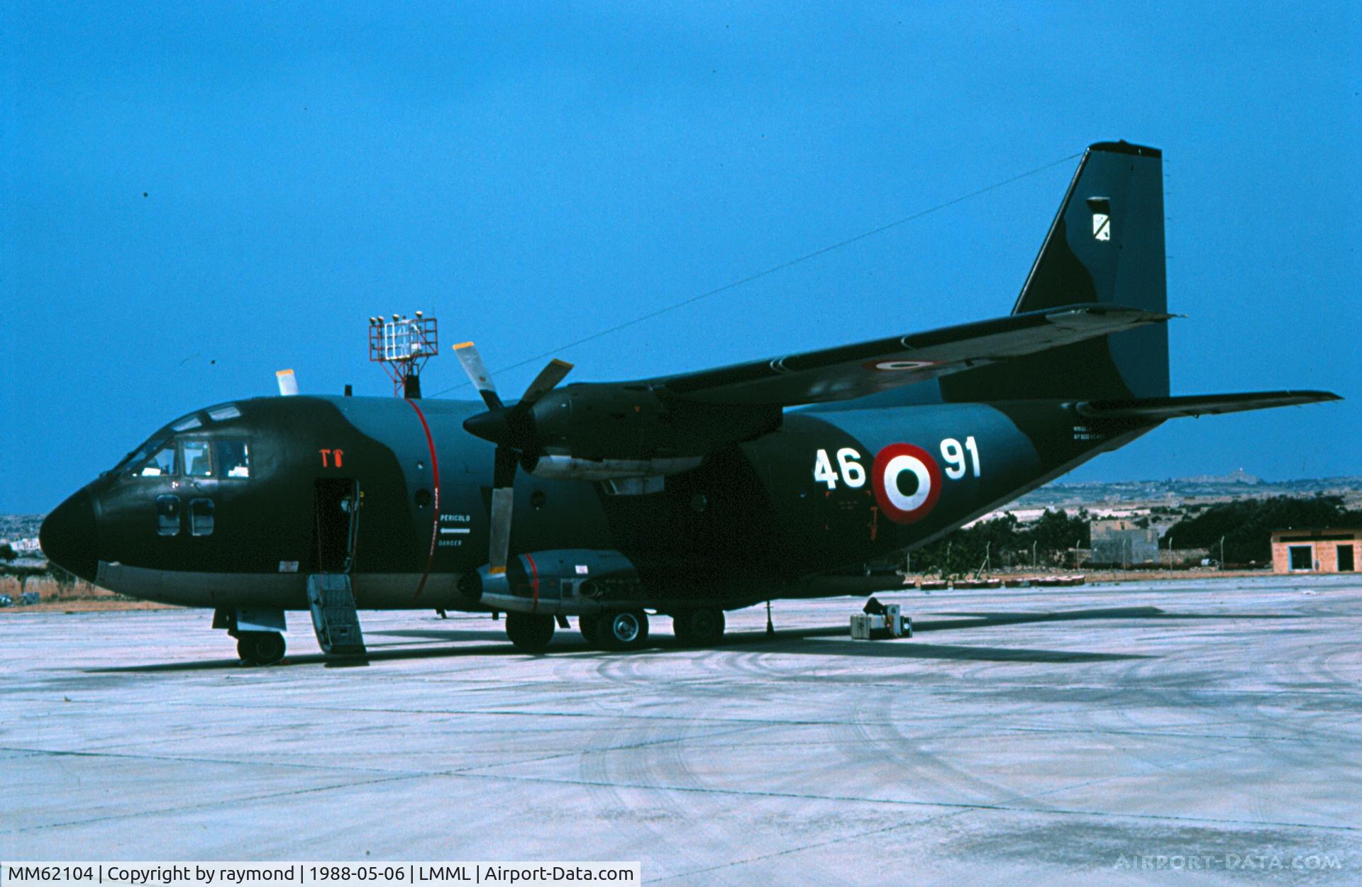MM62104, Aeritalia G-222TCM C/N 4007, G222 MM62104/46-91 Italian Air Force