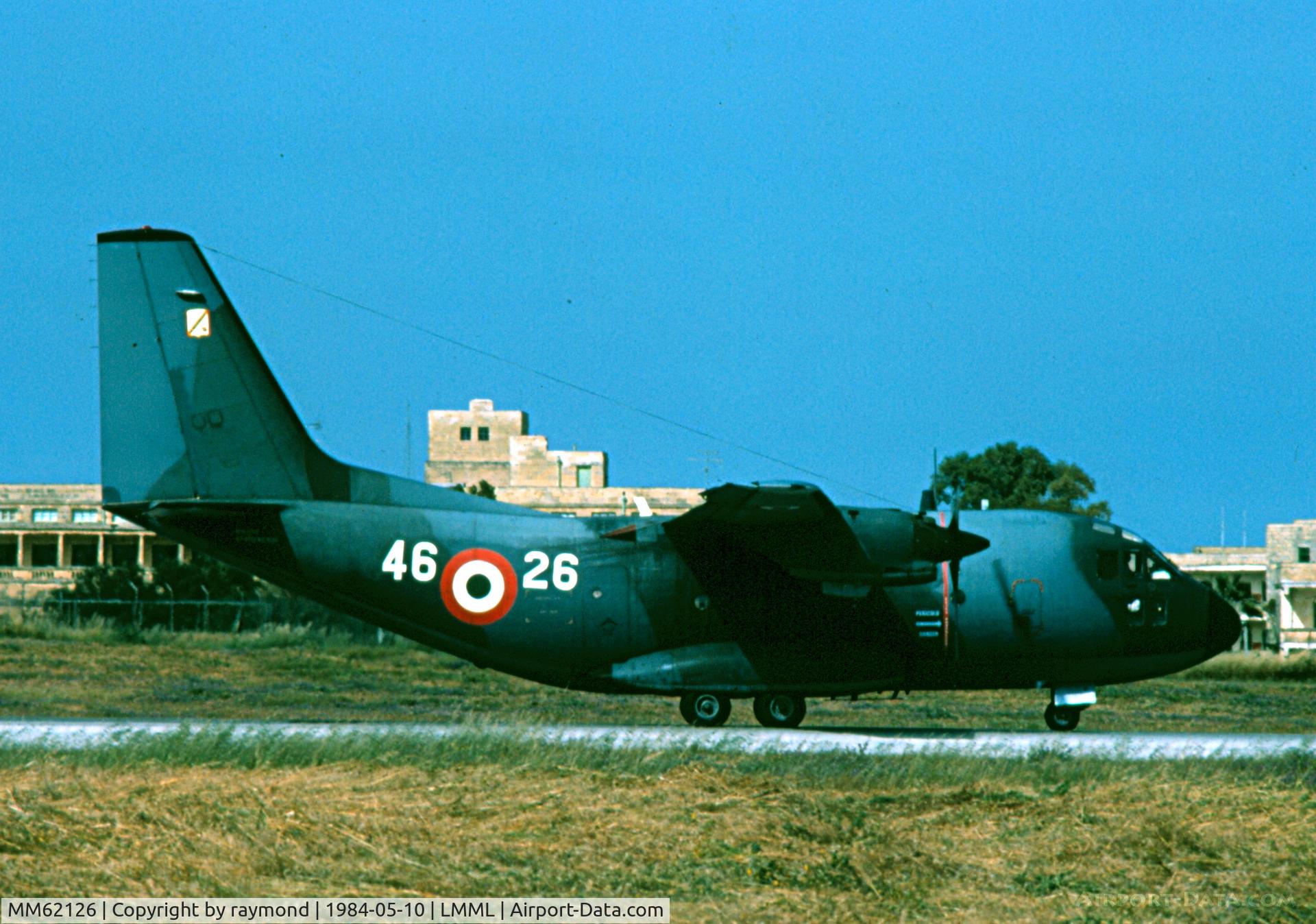 MM62126, Aeritalia G-222TCM C/N 4034, G222 MM62126/46-26 Italian Air Force