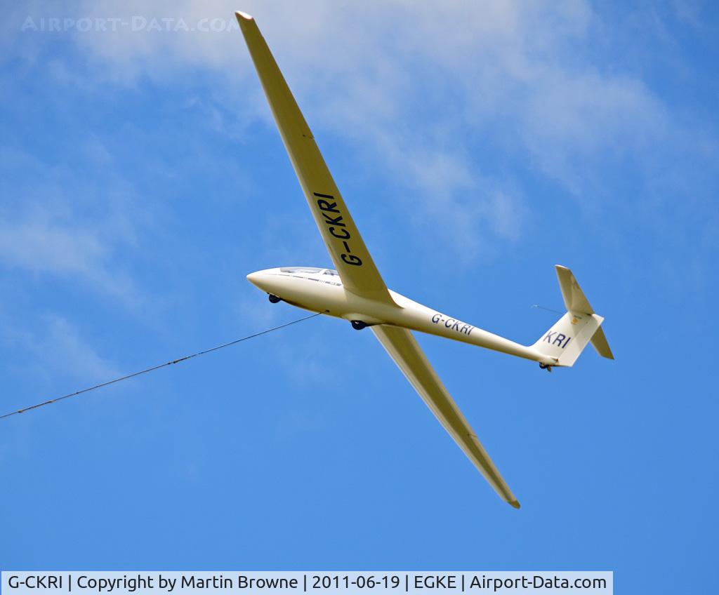 G-CKRI, 2008 Schleicher ASK-21 C/N 21835, shot at challock