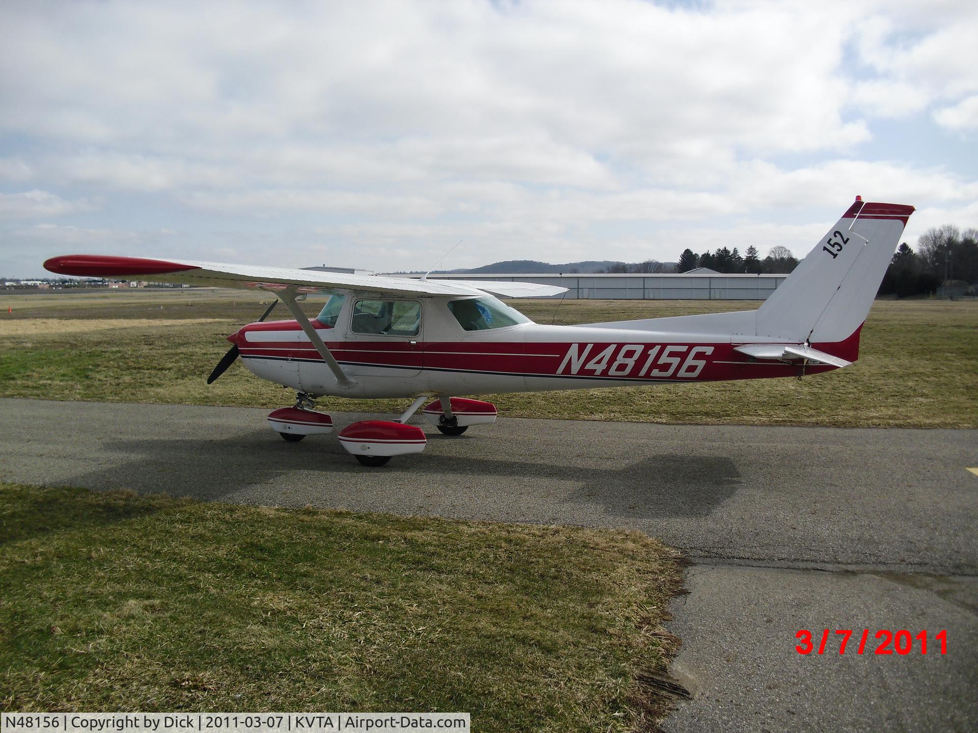 N48156, 1979 Cessna 152 C/N 15283291, Updated photo w/wheel pants