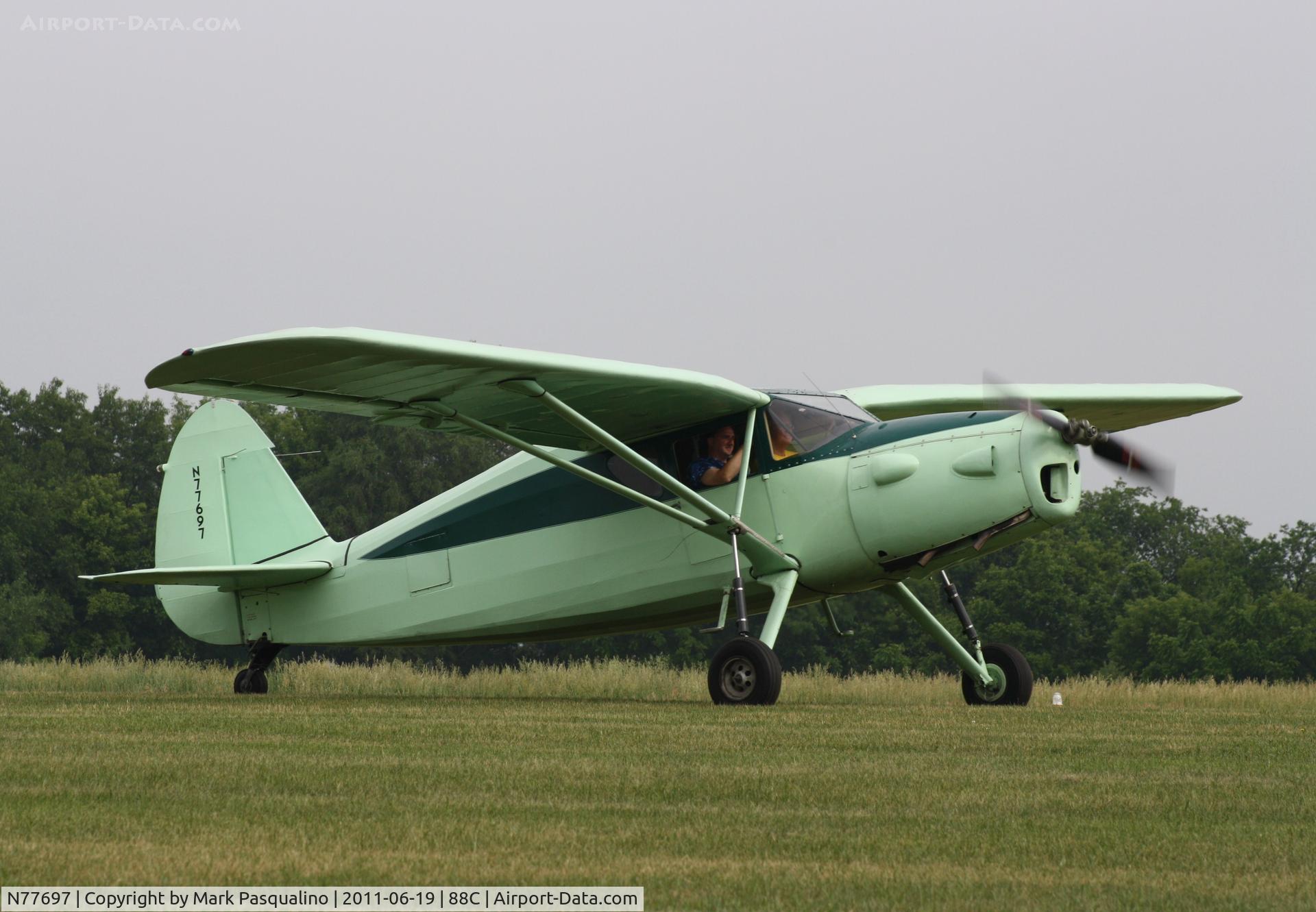 N77697, 1947 Fairchild 24R-46A C/N R46-339, Fairchild 24R-46A