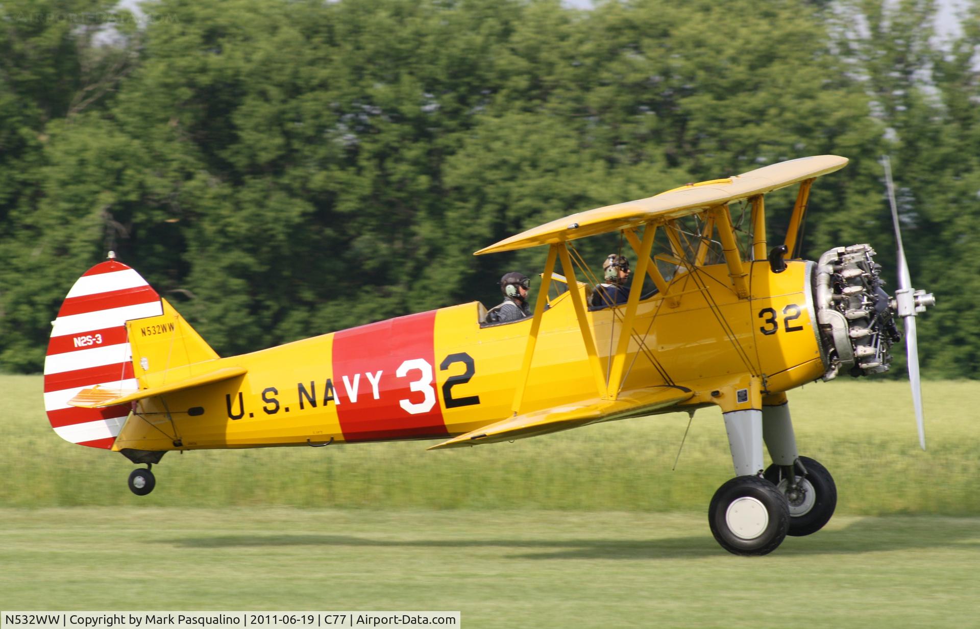 N532WW, 1941 Boeing A75N1(PT17) C/N 75-1486, Stearman