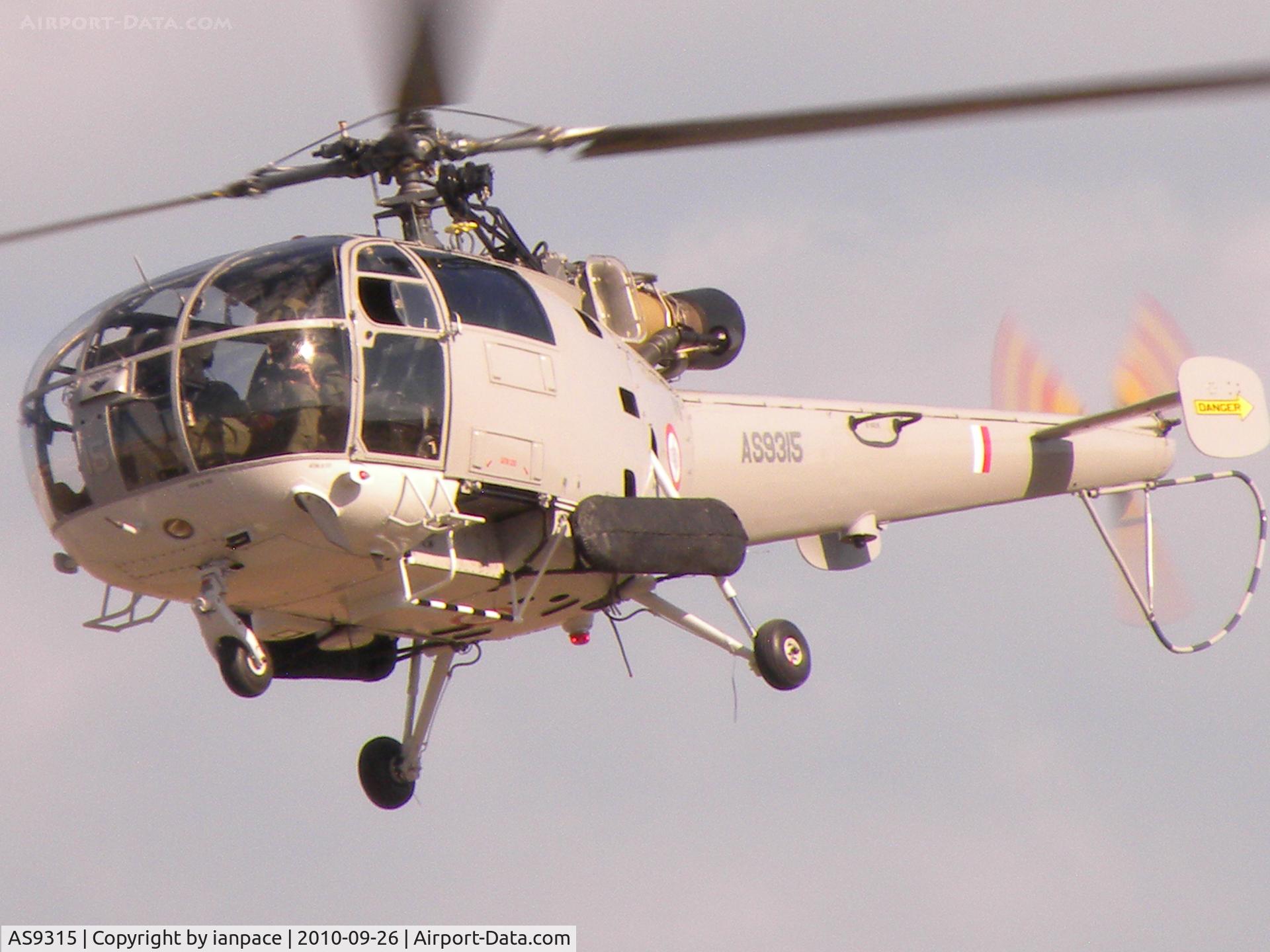 AS9315, Aerospatiale SA-316B Alouette III C/N 2288, Malta Armed Forces Wing Section - Malta International Airshow 2010
