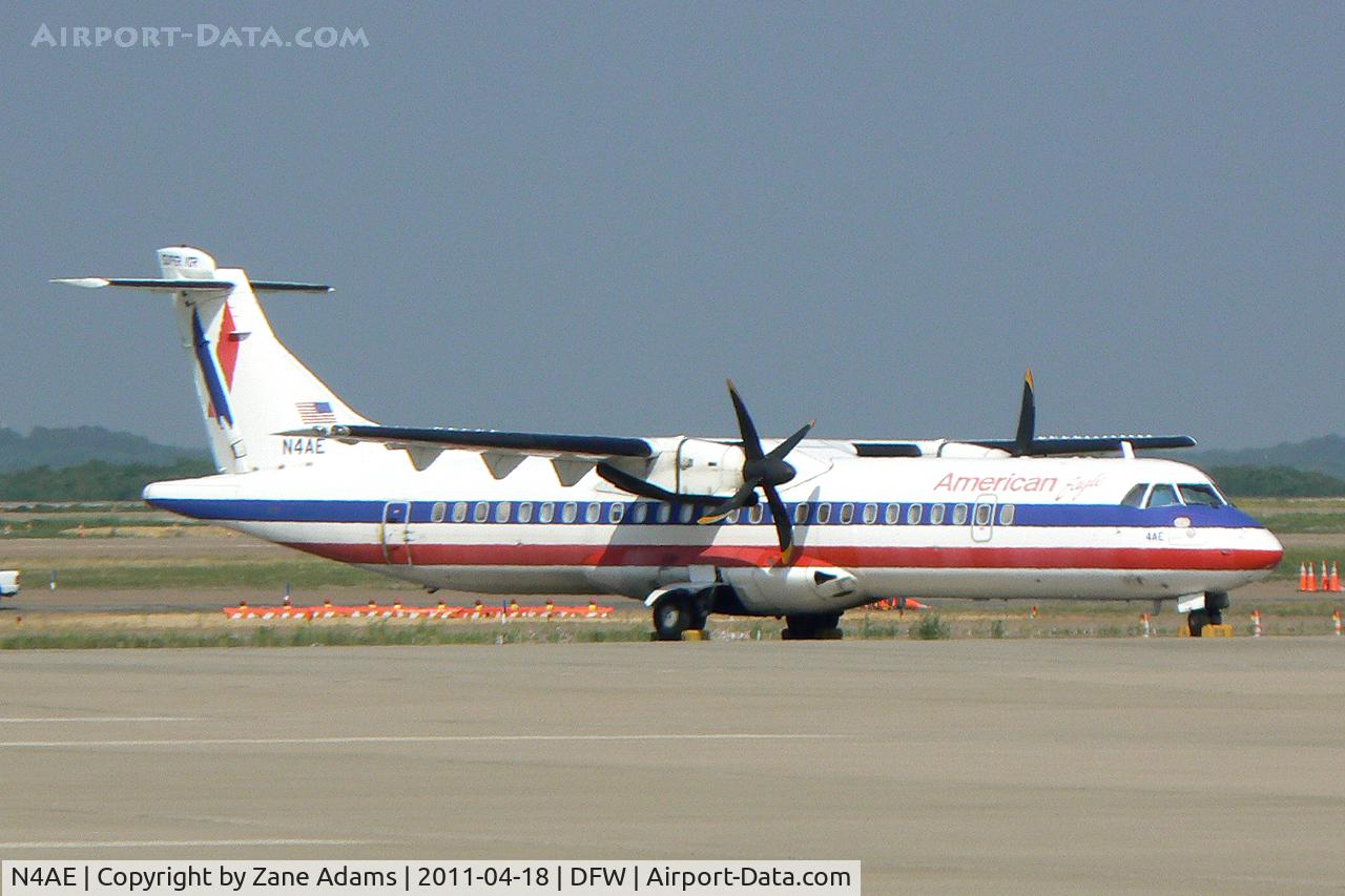 N4AE, 1991 ATR 72-212 C/N 244, At DFW Airport