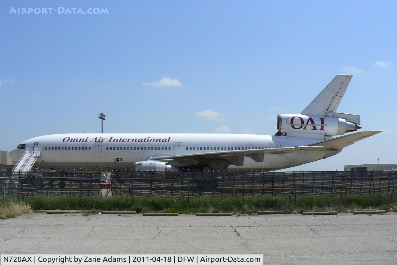 N720AX, 1980 McDonnell Douglas DC10-30 C/N 48252, At DFW Airport